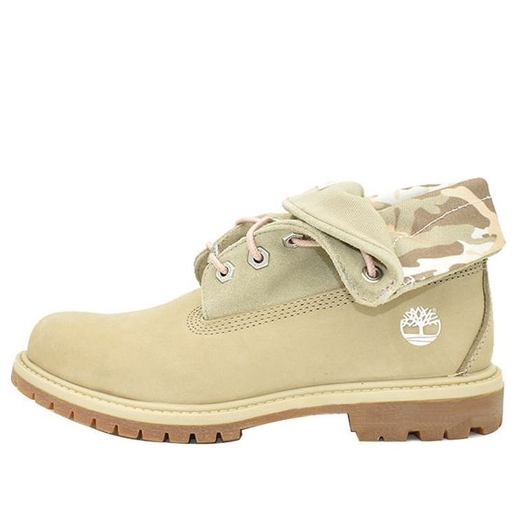 (WMNS) Timberland Roll Top Boots Basic 'Green and Light Green Camouflage' A2GYM
