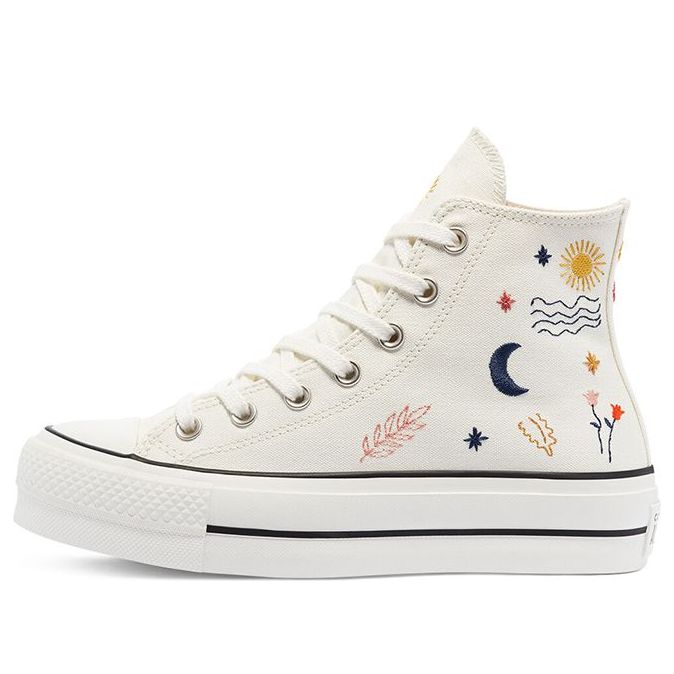 (WMNS) Converse Chuck Taylor All Star Platform High 'It's Okay To Wander - Egret' 571086C