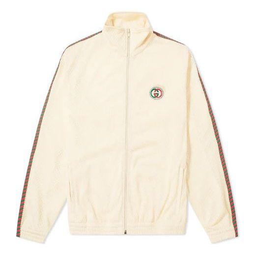 Gucci Chest Logo Zip Jacket 'White' 599359-XJB1N-9192