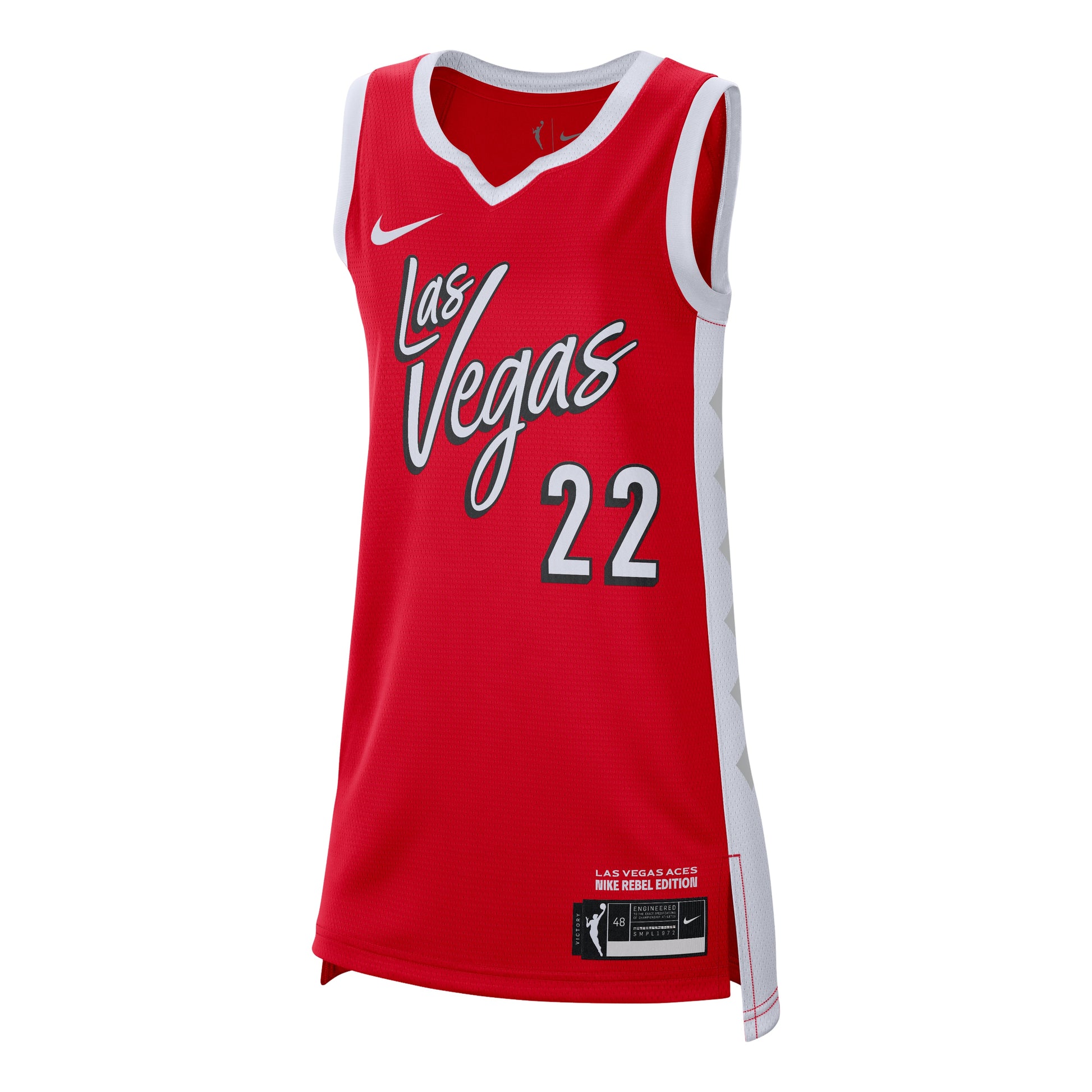 (WMNS) Nike A'ja Wilson Las Vegas Aces 2026 Rebel Edition Dri-FIT WNBA Jersey 'University Red' IF7170-661