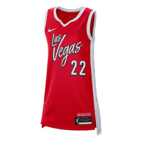 (WMNS) Nike A'ja Wilson Las Vegas Aces 2026 Rebel Edition Dri-FIT WNBA Jersey 'University Red' IF7170-661