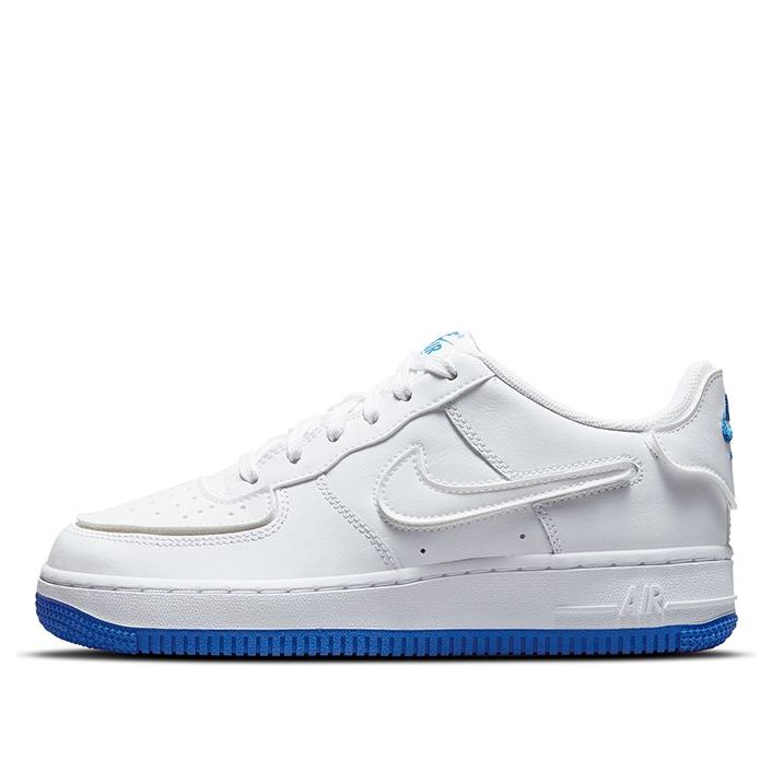 (GS) Nike Air Force 1/1 'White Royal Blue' DB4545-105
