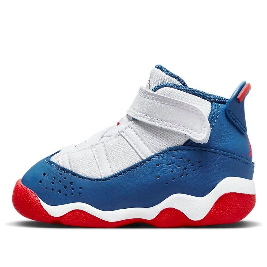 (TD) Air Jordan 6 Rings 'White True Blue' 323420-140
