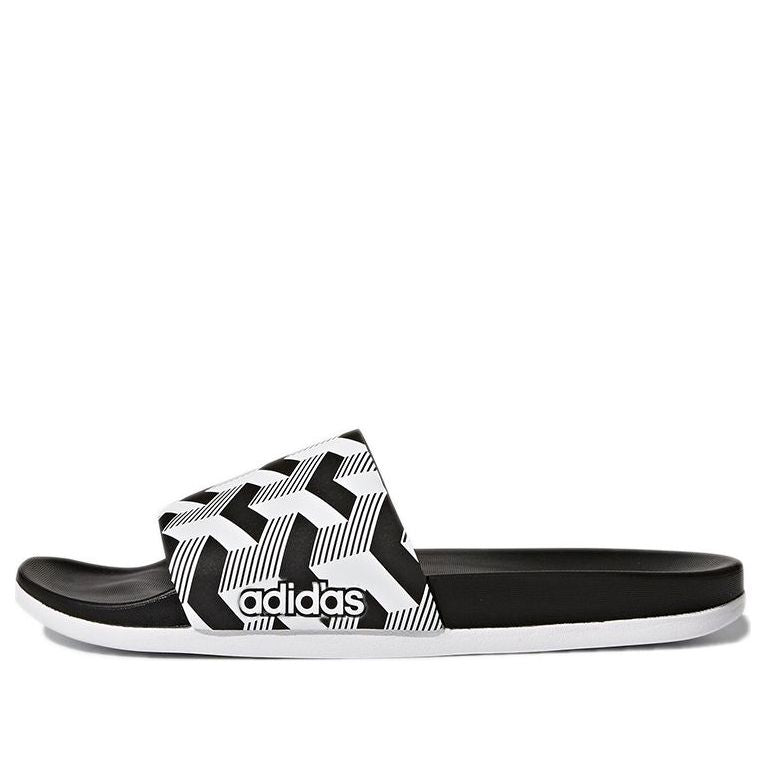 adidas Adilette Cf+ Link Slippers 'Black White' CG2800