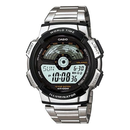 CASIO Waterproof Sports Mens Black Digital AE-1100WD-1A