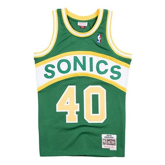 Mitchell & Ness NBA Swingman Jersey 'Seattle SuperSonics - Shawn Kemp 1994-95' SMJYAC18105-SSUDKGN94SKE