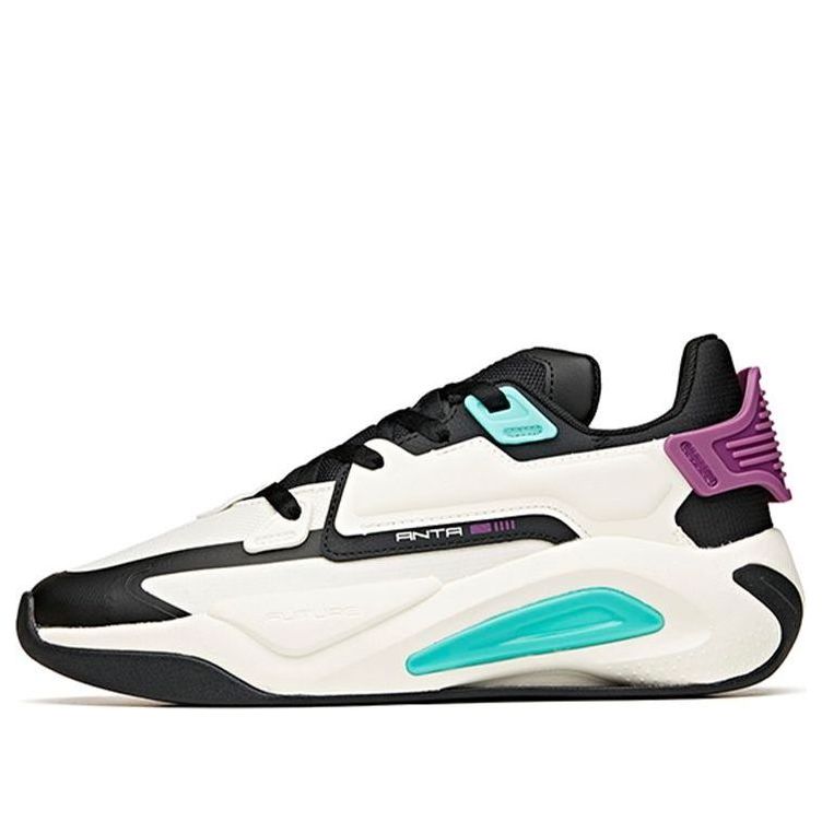 ANTA Life Series Superbody Low 'White Black Purple' 112118083-2