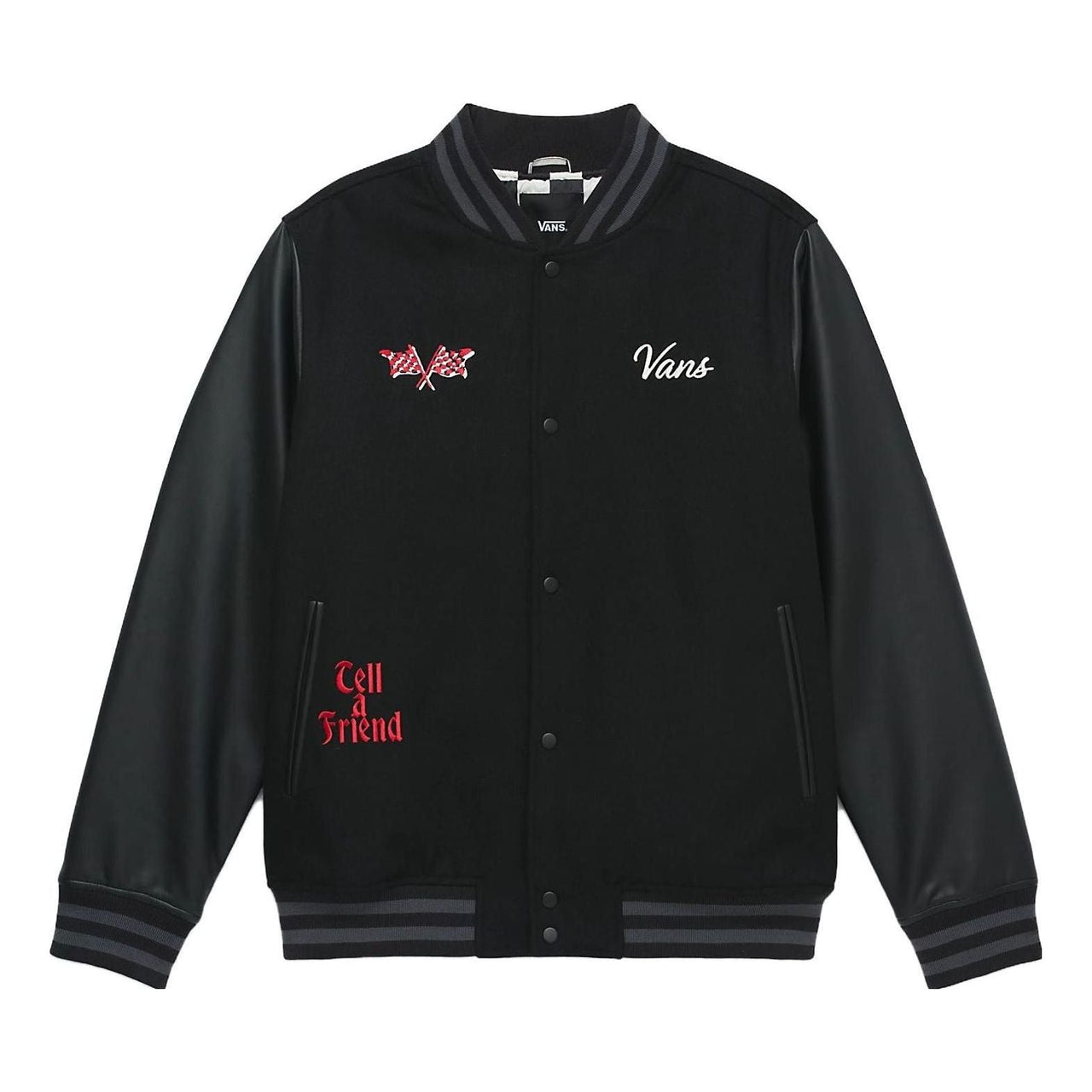 Vans Stevens Varsity Jacket 'Black' VN0008G4BLK