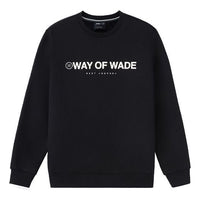 Li-Ning Way of Wade Round Neck Sweatshirts 'Black White' AWDR839-1