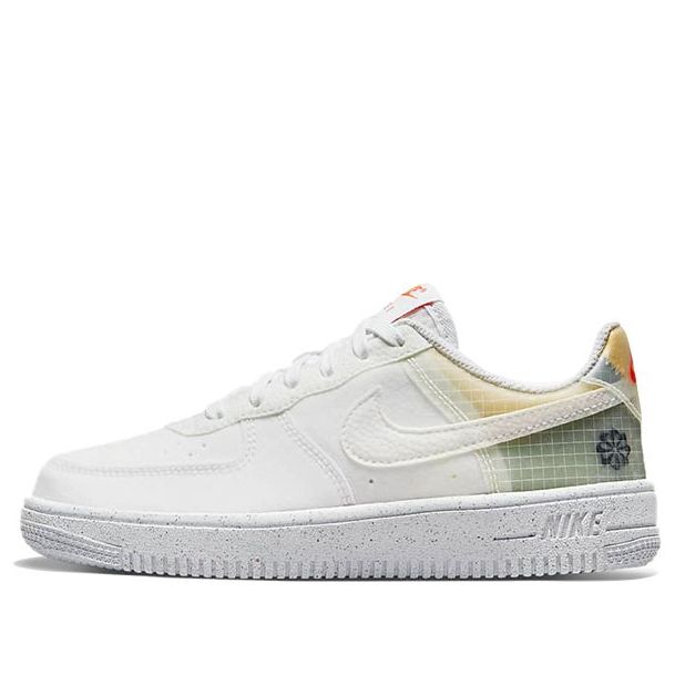 (PS) Nike Force 1 Crater 'Move To Zero - White Orange' DH4340-100