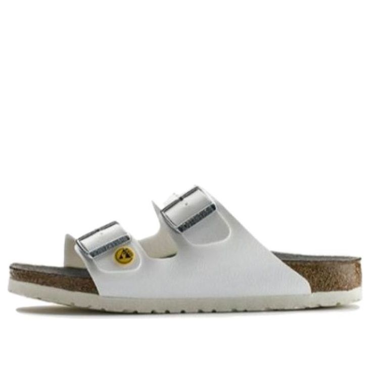 Birkenstock Arizona ESD Birko-Flor Narrow Fit Sandals 'White' 0089418