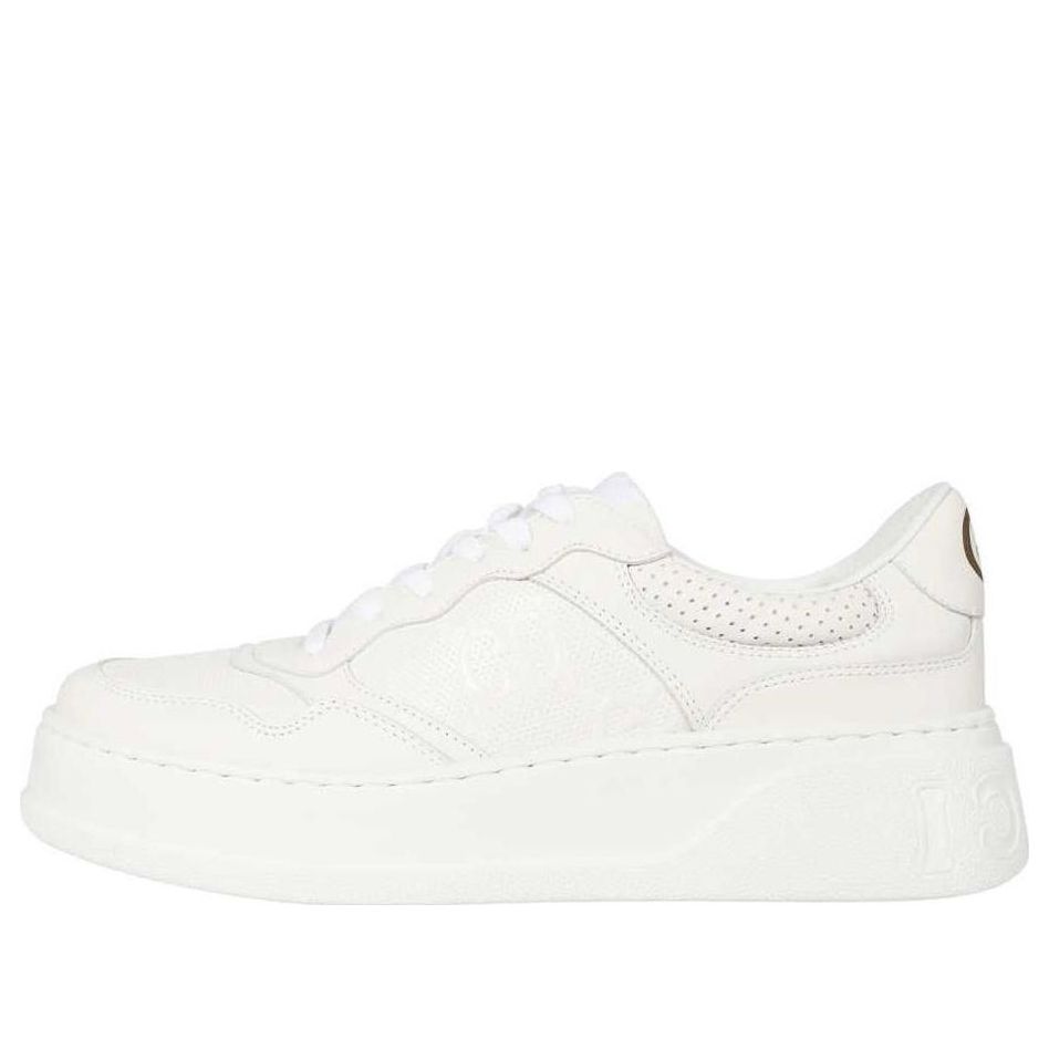 Gucci GG Embossed Sneaker 'White' 669582-1XL10-9014