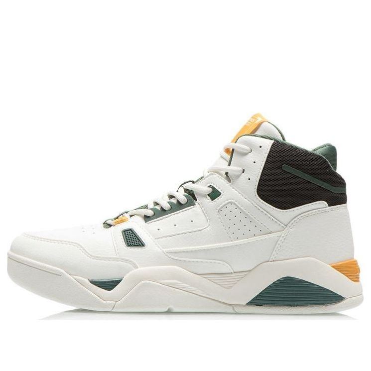 (WMNS) Li-Ning Basketball Shoes 'White Green Yellow' AGBR084-4