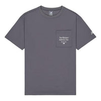 New Balance Graphic Pocket T-shirt 'Grey' AMT42316-CAS