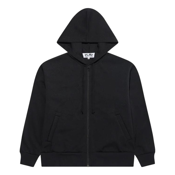 (WMNS) COMME des GARCONS PLAY FW25 x Invader Pixel Heart Zip Hoodie 'Black' AZ-T334-051-1