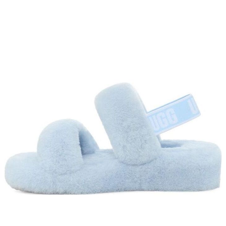 (WMNS) UGG Oh Yeah Slide 'Light Blue' 1107953-CRK