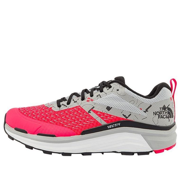 (WMNS) THE NORTH FACE Vectiv Enduris II Trail Running Shoes 'Tnf White Trail Marker Print with Brilliant Coral' 5JCP-677