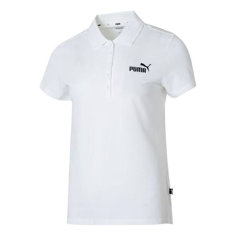 (WMNS) PUMA Logo Polo 'White' 630564-02