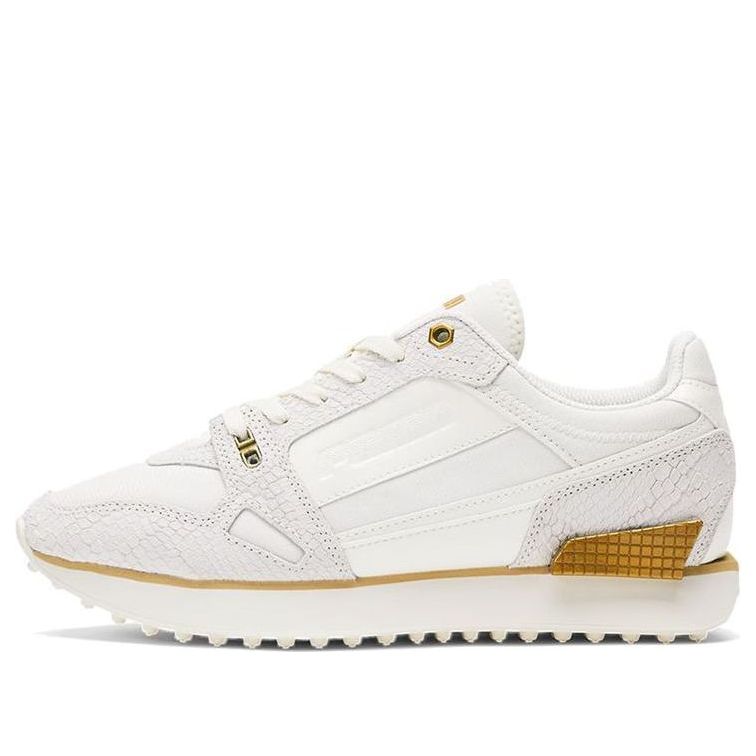 (WMNS) PUMA Mile Rider 'Metallic - White Snakeskin' 375556-01