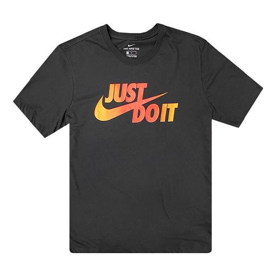 Nike Logo Crewneck Pullover Short Sleeve Men's Black CV1987-010