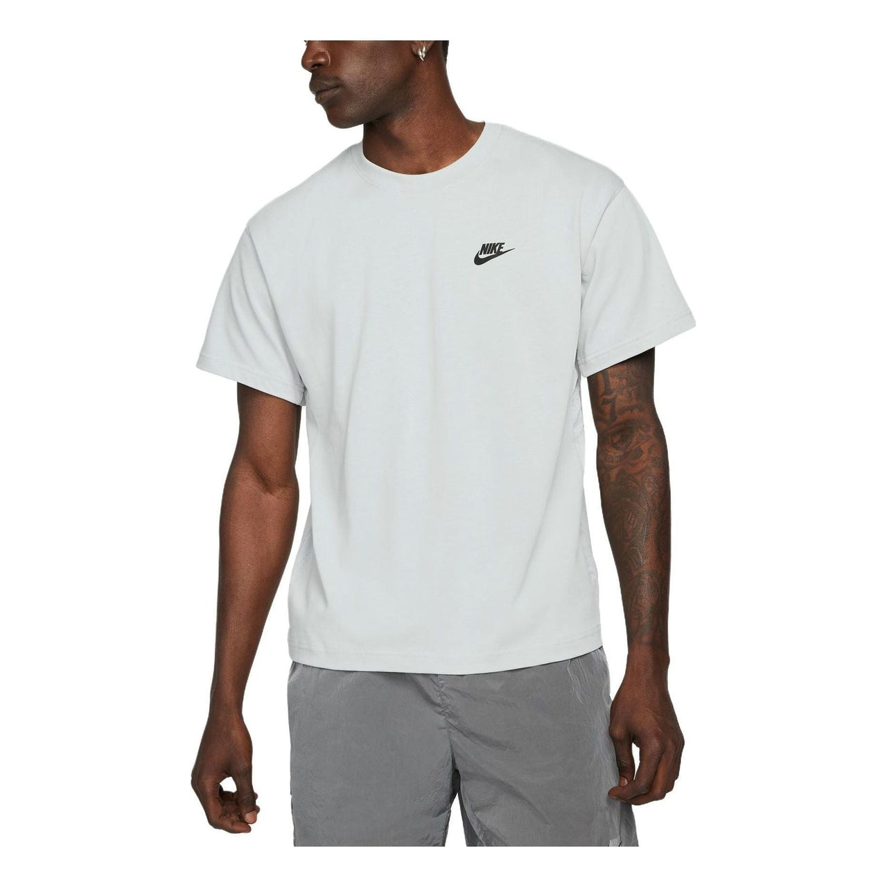 Nike Sportswear Logo T-Shirt 'Grey' DM6586-063