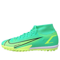 Nike Mercurial Superfly 8 Academy TF Turf Soccer Shoes 'Blue Neon Green' CV0953-403