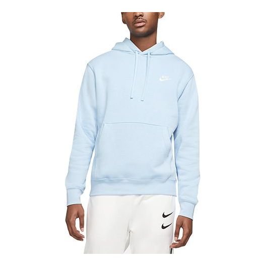 Nike Sportswear Club Fleece Stay Warm Pullover hooded Sports Blue BV2655-436
