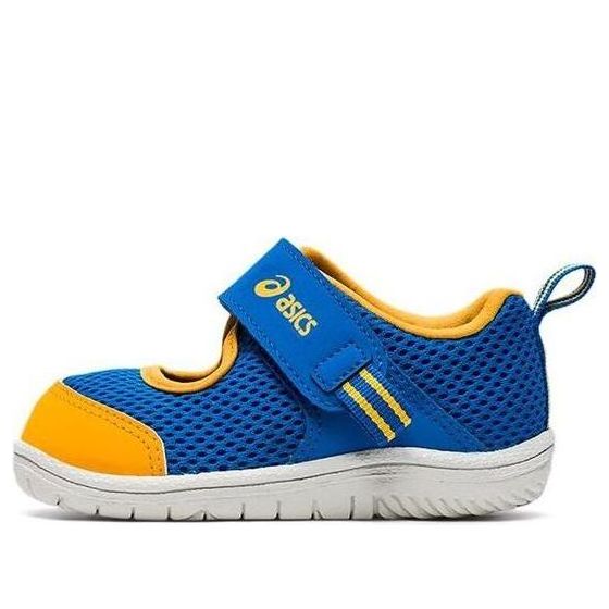 (TD) ASICS Amphibian Baby SR 2 Running Shoes Blue/Yellow TUS118-415
