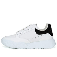 Alexander McQueen Oversized Court Trainer 'White Black' 634619WHZ969061