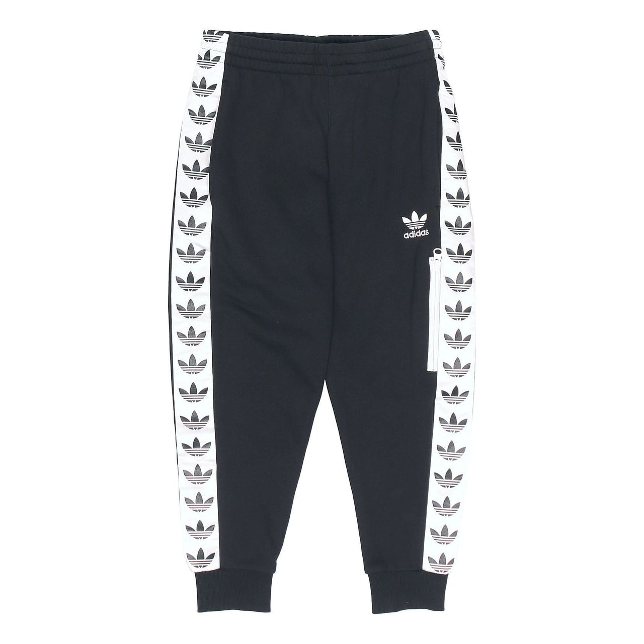 Men's adidas originals logo Sports Pants/Trousers/Joggers Black DX4228