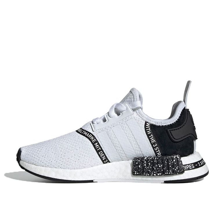 (GS) adidas NMD_R1 J 'White Black' EF3647