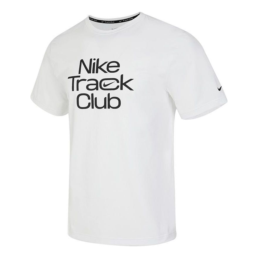 Nike Track Club Dri-FIT Short-Sleeve Running Top 'White' FB5513-121