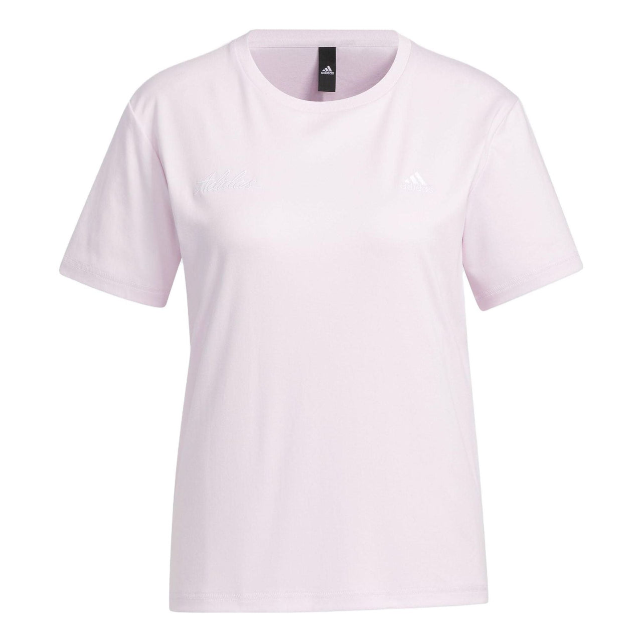 (WMNS) adidas Short Sleeve Cotton Top 'Pink' IP7098