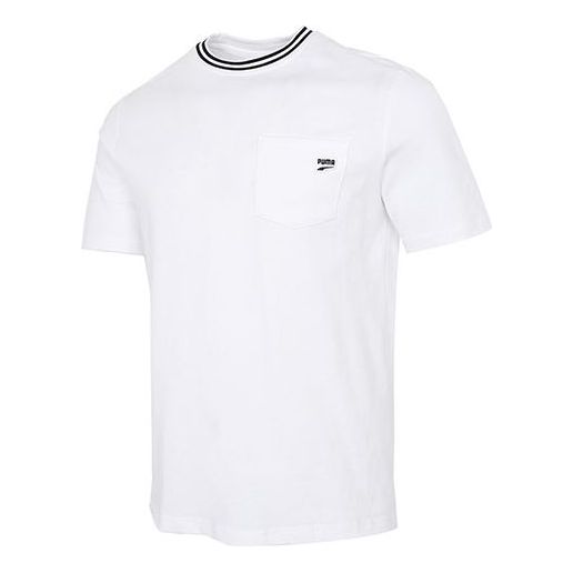 PUMA Downtown Pocket T-Shirt 'White Black' 531432-02