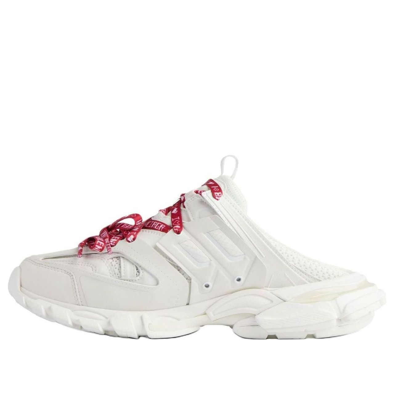 (WMNS) Balenciaga Track Mules 'White Red' 653813W3TR69060