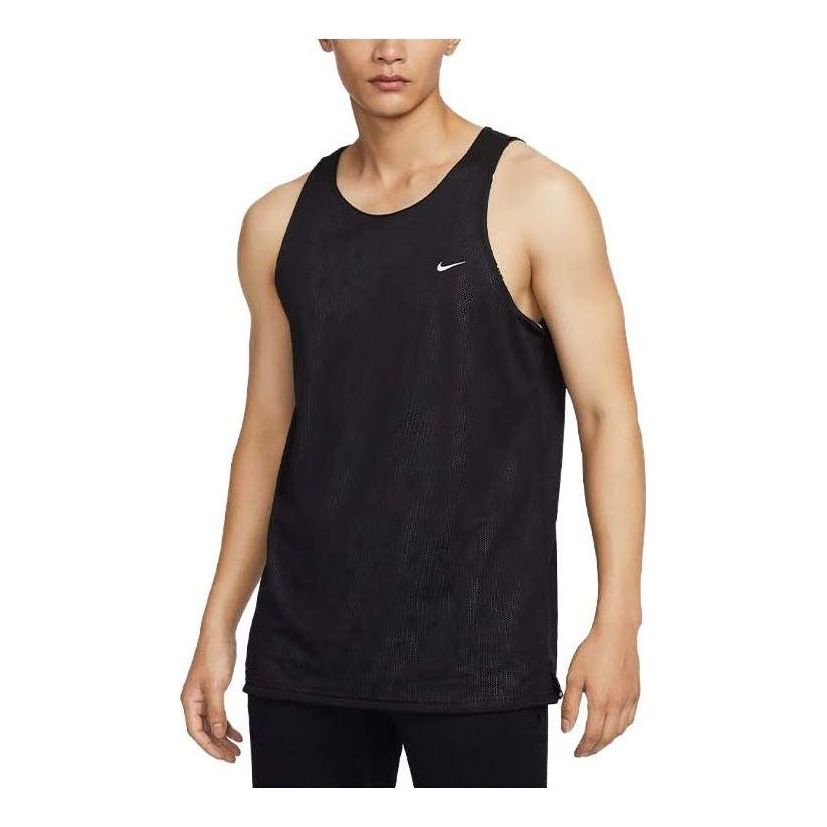 Nike Dri-FIT Studio '72 Reversible Allover Print Training Tank Top 'Black' FB7979-010