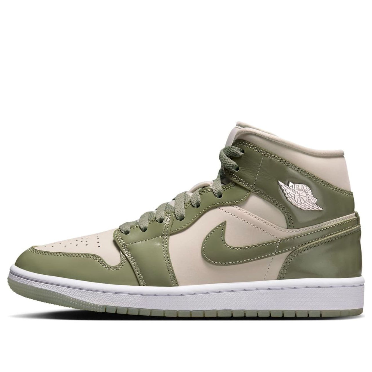 (WMNS) Air Jordan 1 Mid SE 'Sea Glass Oli Green' HF4079-003