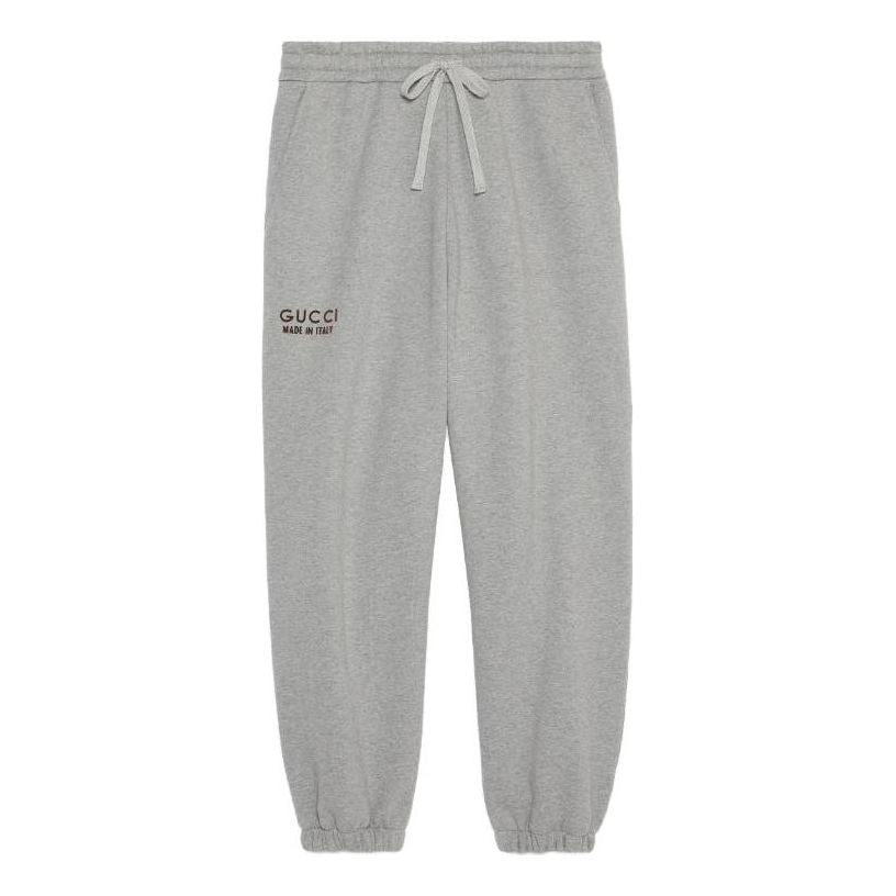 Gucci Cotton Sweattrouser With Print 'Grey' 768455-XJF3Y-1230