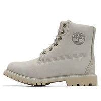 (WMNS) Timberland Paninara Collarless 6 Inch Waterproof Boots 'Light Grey Nubuck' A2M2S071