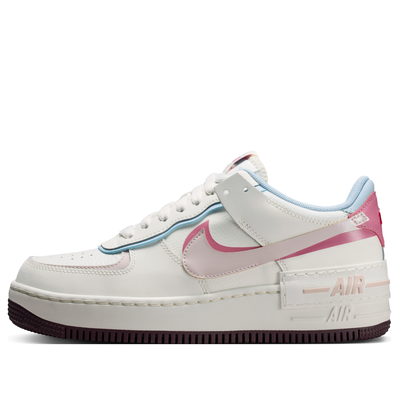 (WMNS) Nike Air Force 1 Shadow 'White Pink Blue' IQ9803-161