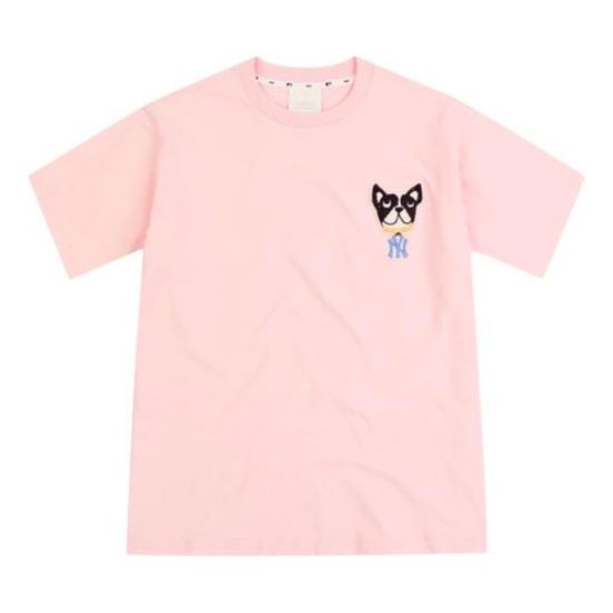MLB NY Bark Time T-Shirt 'Pink' 31TSTF931-50P