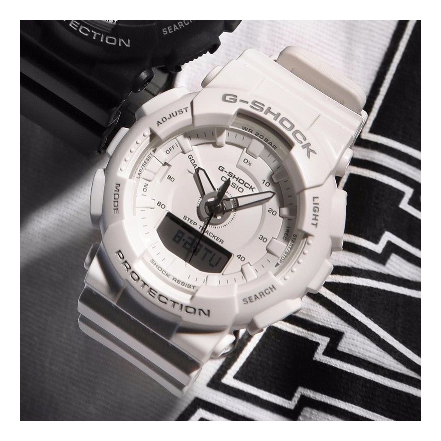 CASIO G-Shock Analog-Digital 'White' GAX-100A-7APR+GMA-S130-7APR