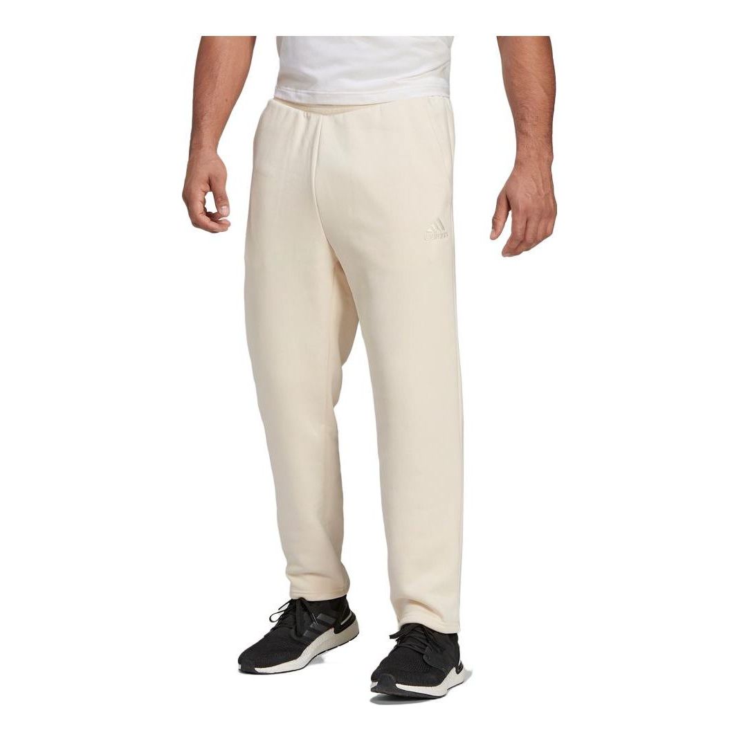 adidas Sportswear Fleece 7/8 Pants 'Beige' HU0287