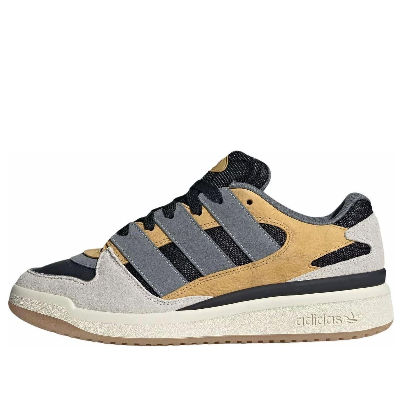 adidas Forum Puffed 'Black Oat Off White' JS3158