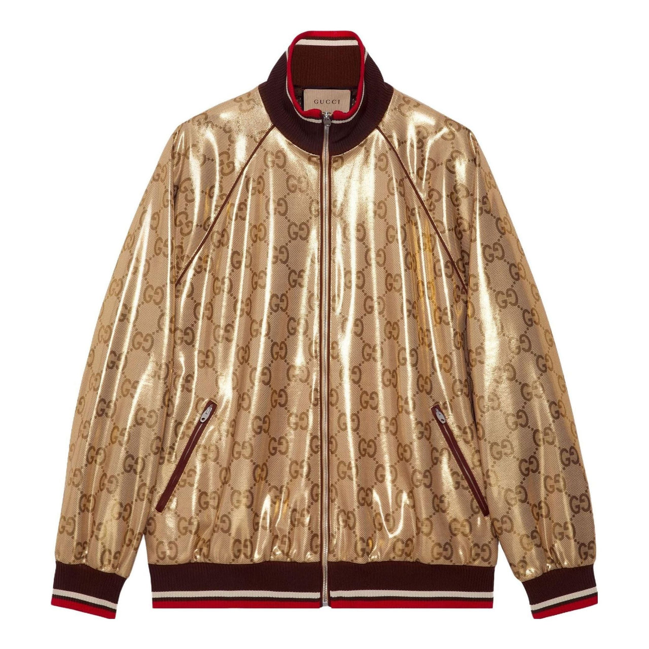 Gucci GG Technical Jersey Zip Jacket 'Gold' 737363-XJFFG-2486