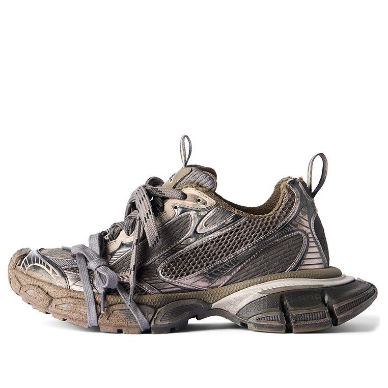 Balenciaga 3XL Sneaker Worn Out Sneakers 'Brown Mesh and Polyurethane' 734734W3XL72200