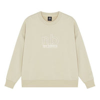 (WMNS) New Balance ( IU ) New Balance Casual Round Neck Long Sleeves Solid Color Pullover Hoodie Yellow AWT14358-PEB