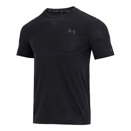 Under Armour Rush Seamless Legacy T-Shirt 'Black' 1376781-001