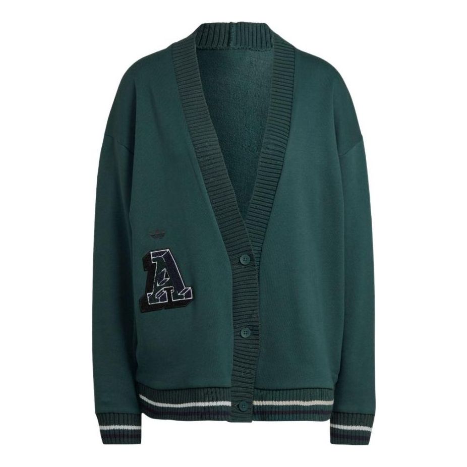(WMNS) adidas Originals Class of 72 Cardigan Asia Sizing 'Green' IA8322