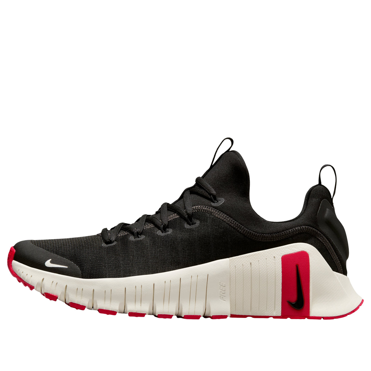 Nike Free Metcon 6 'Black University Red Sail' FJ7127-006